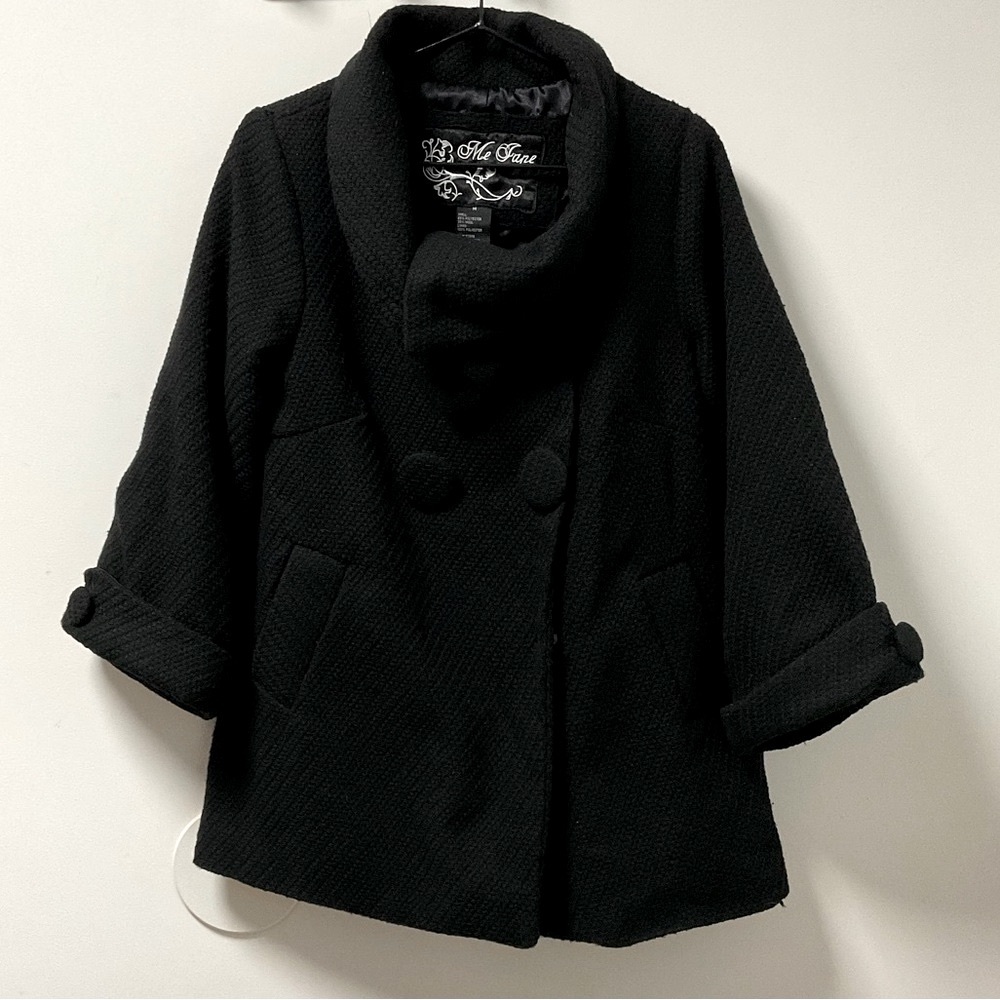 Adorable Black Big Button Me Jane Jacket!